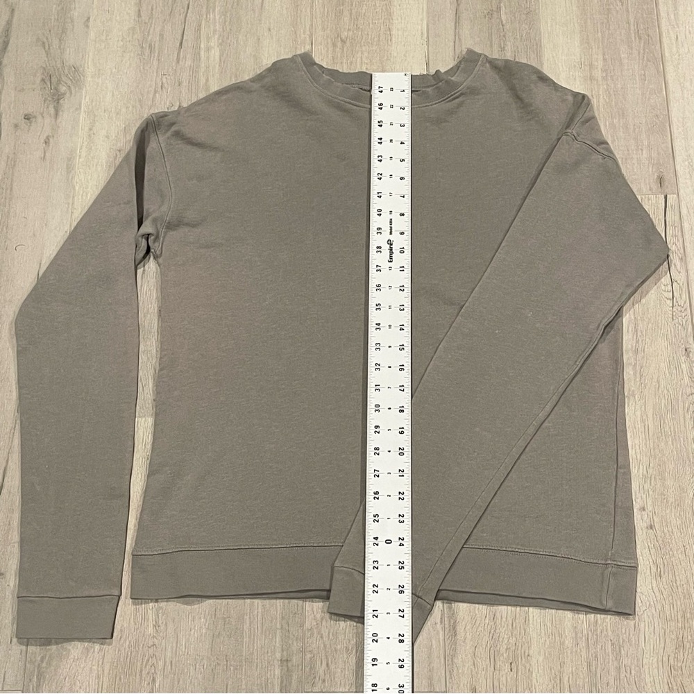 Zara Women’s Taupe Oversized Sweatshirt Size s - Picture 2 of 7